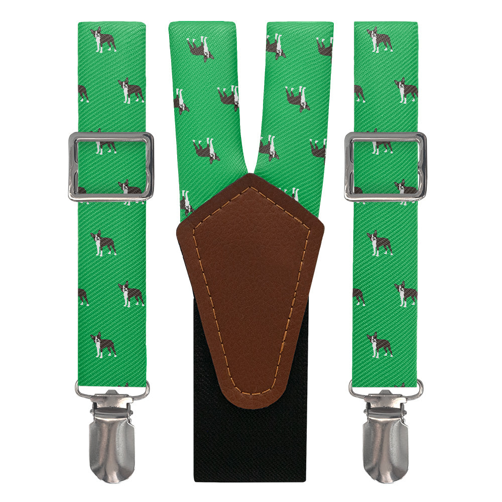 Boston Terrier Suspenders - Main View - Knotty Tie Co.