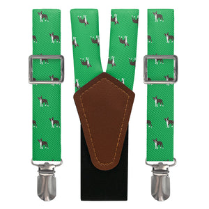 Boston Terrier Suspenders - Main View - Knotty Tie Co.