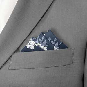 Bouquet Floral Pocket Square - Stairs Fold - Knotty Tie Co.