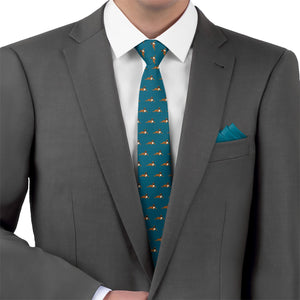 Boxer Necktie - Matching Pocket Square - Knotty Tie Co.