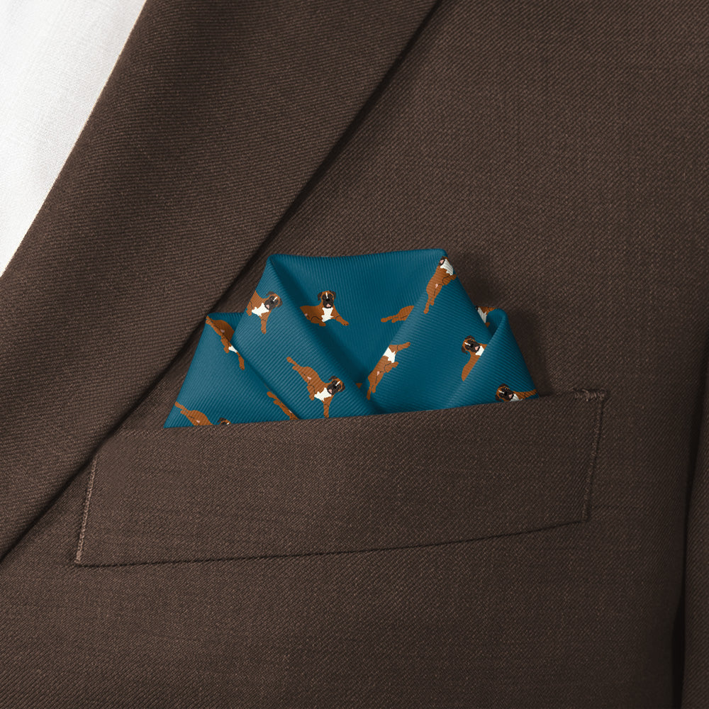 Boxer Pocket Square - Scalloped Fold - Knotty Tie Co.