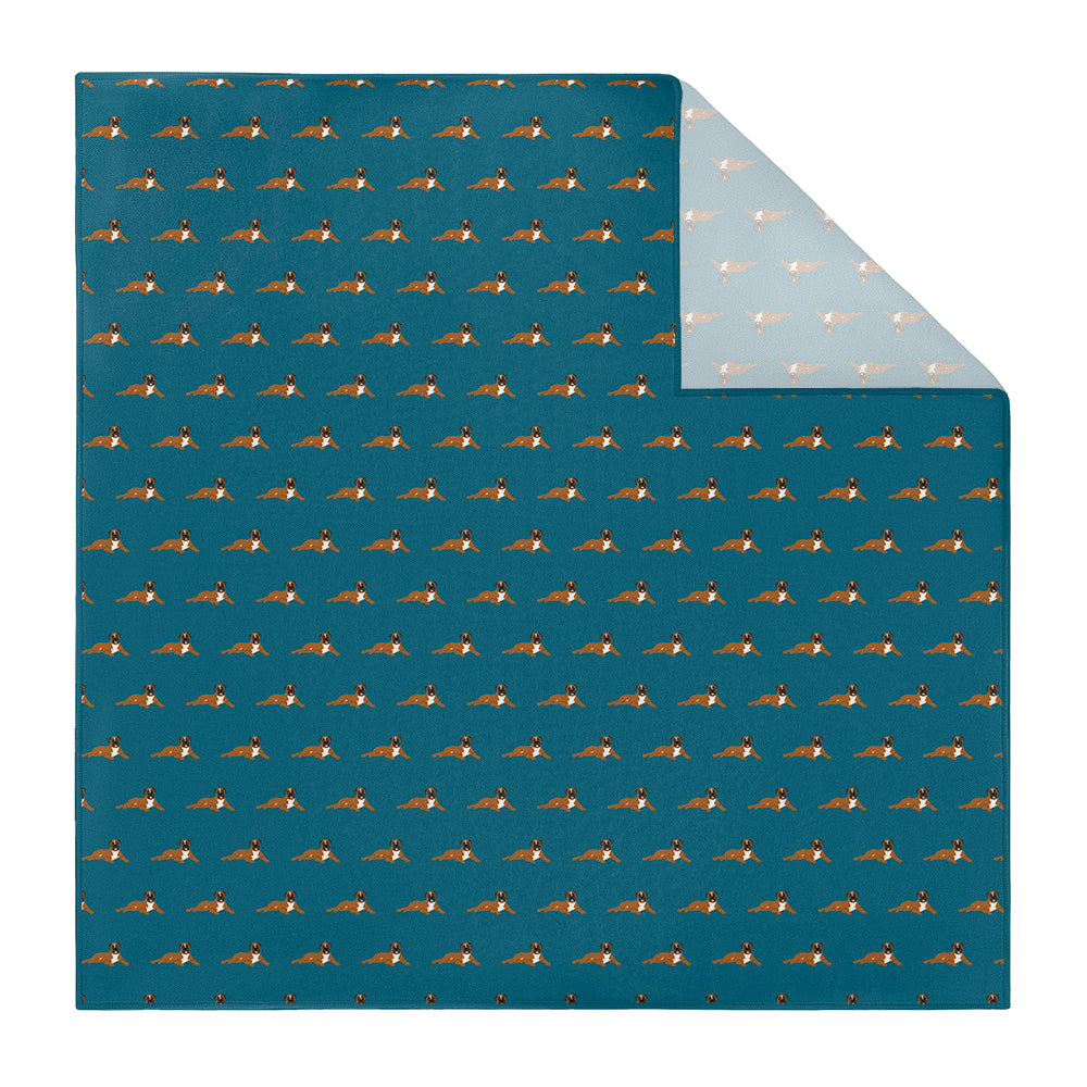 Boxer Pocket Square - Printed - Knotty Tie Co.