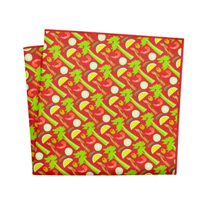 Breakfast Salad Pocket Square - 12" Square - Knotty Tie Co.