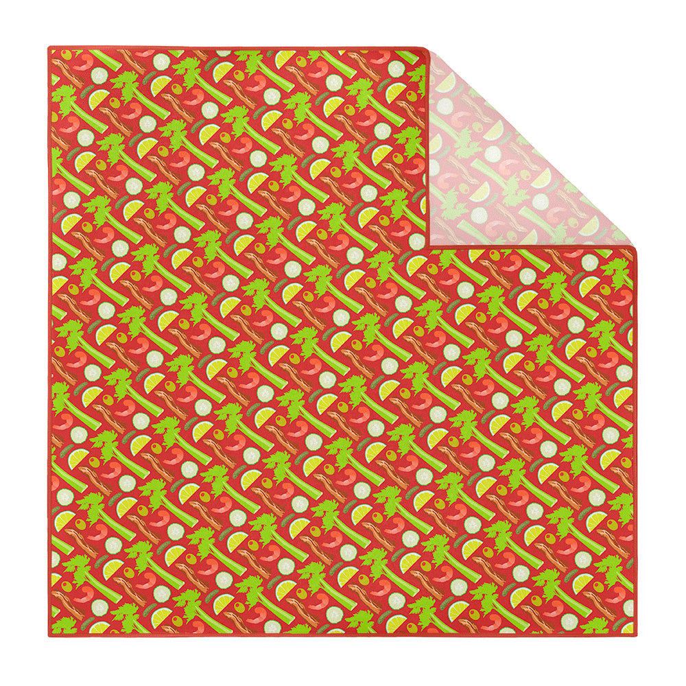 Breakfast Salad Pocket Square - Printed - Knotty Tie Co.