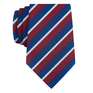 Broadway Stripe Necktie - Rolled - Knotty Tie Co.