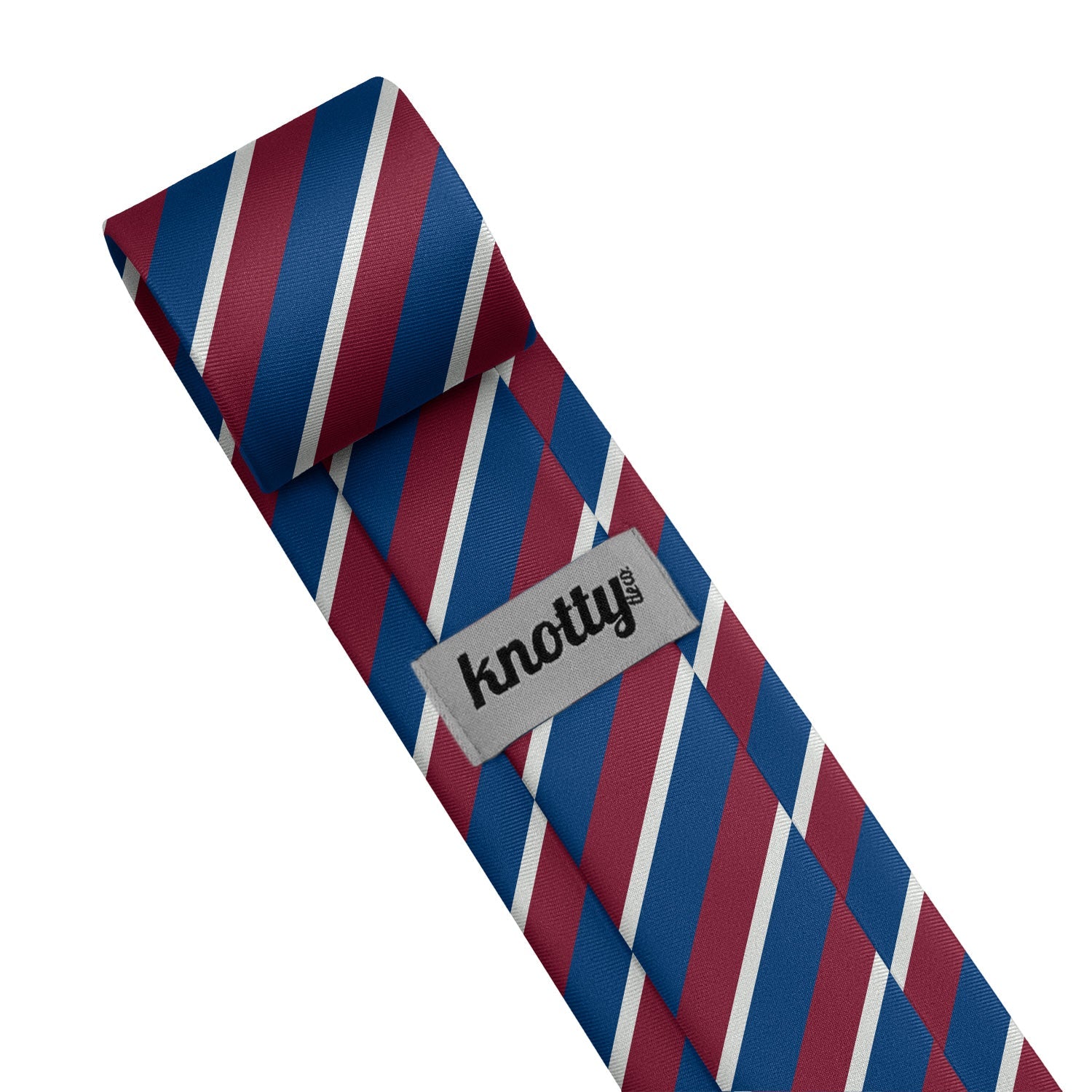 Broadway Stripe Necktie - Tag - Knotty Tie Co.
