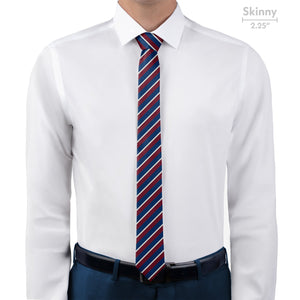Broadway Stripe Necktie - Skinny - Knotty Tie Co.