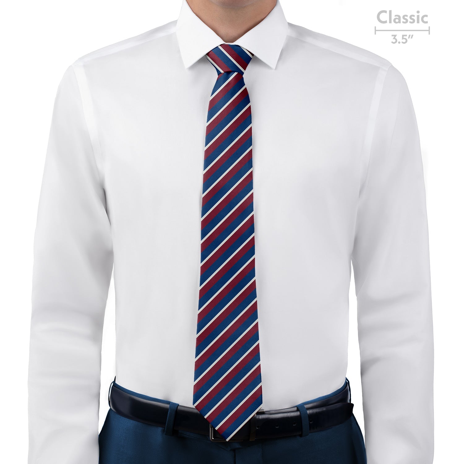 Broadway Stripe Necktie - Classic - Knotty Tie Co.