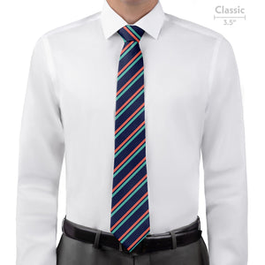 Brooklyn Stripe Necktie - Classic - Knotty Tie Co.