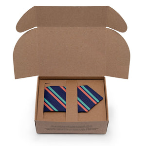 Brooklyn Stripe Necktie - Packaging - Knotty Tie Co.
