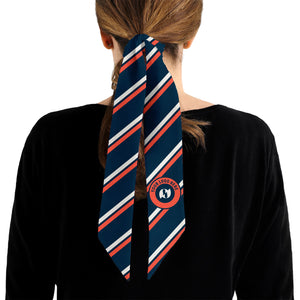 Brooklyn 1 Hair Pony Tail Logo Scarf - Knotty Tie Co.