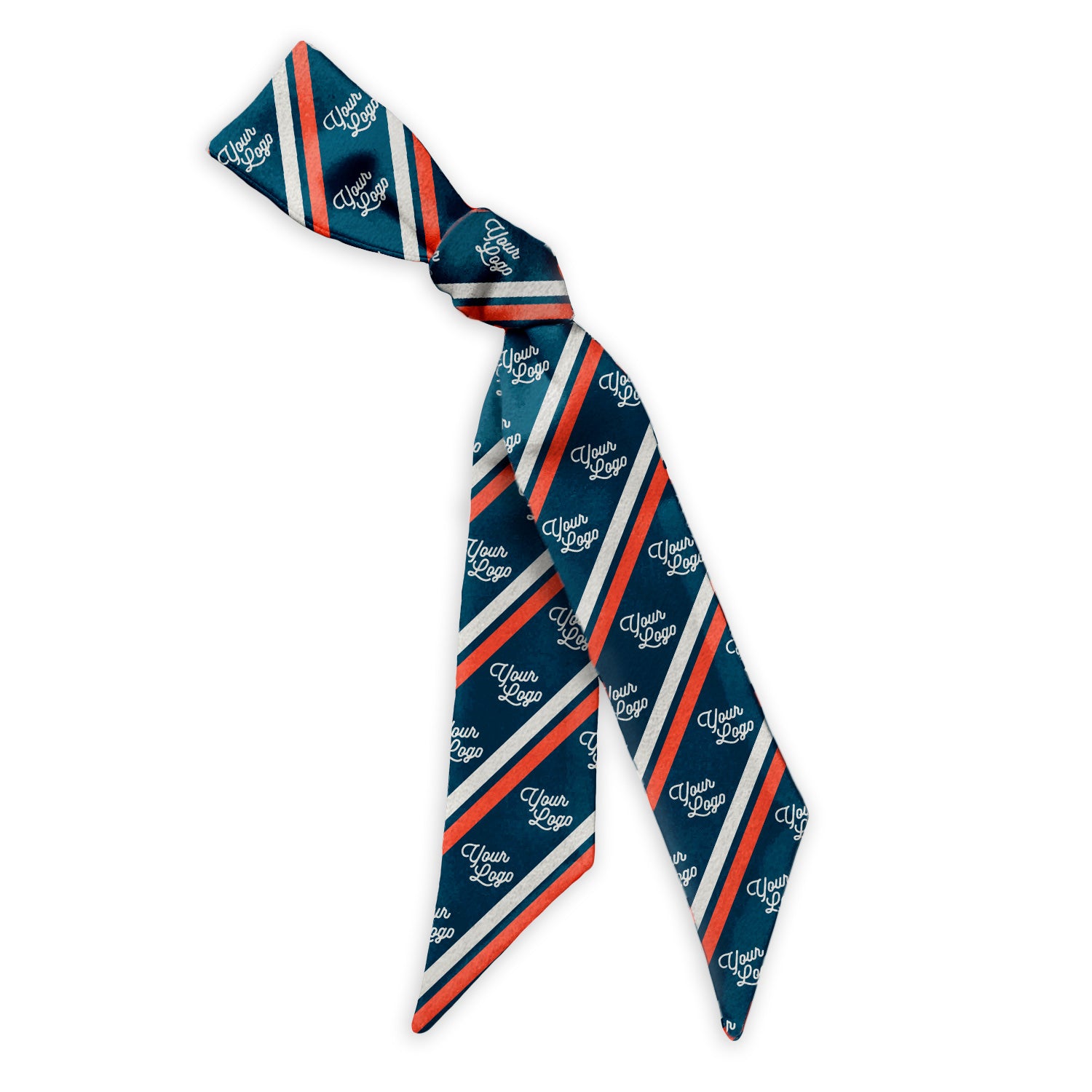 Brooklyn 2 Hair Flat Lay Logo Scarf - Knotty Tie Co.