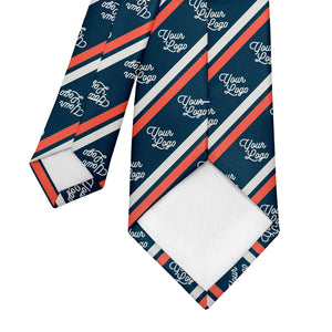 Custom Brooklyn 2 Logo Tie - Tipping - Knotty Tie Co.