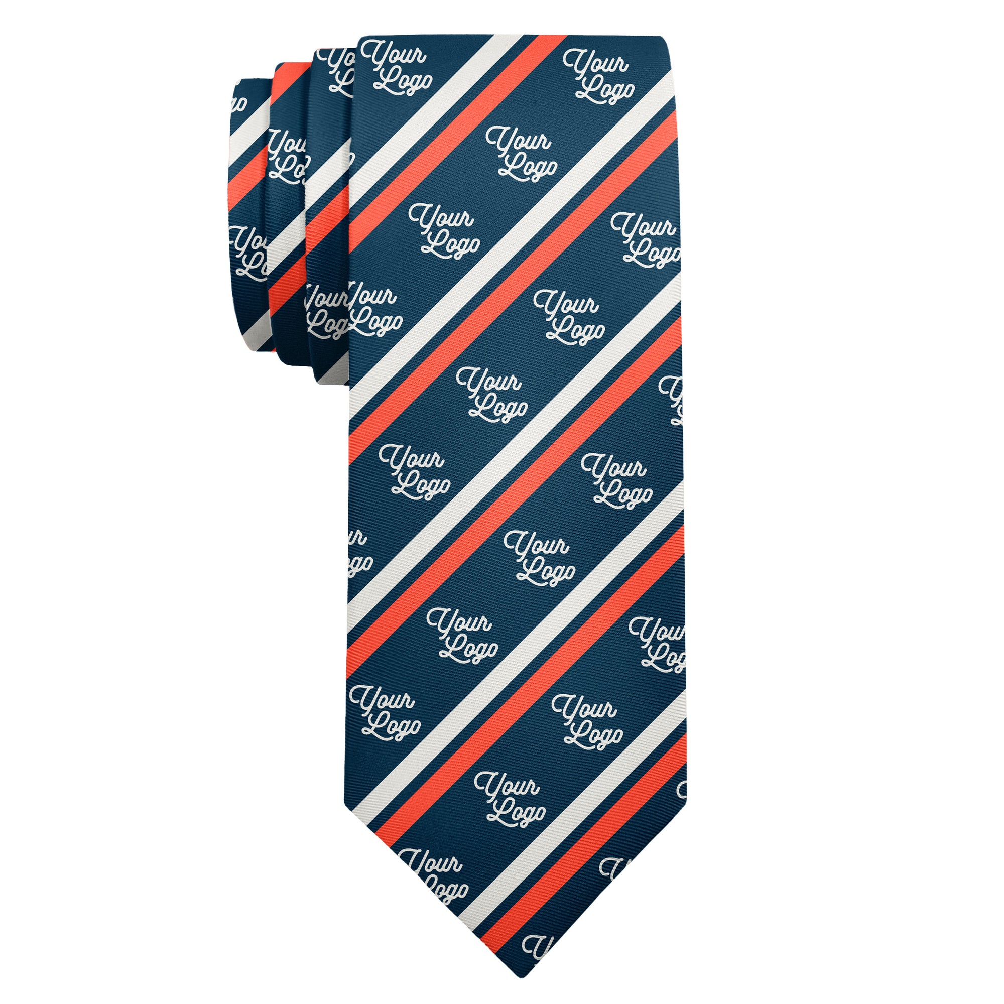 Custom Brooklyn 2 Logo Tie - Long Roll - Knotty Tie Co.