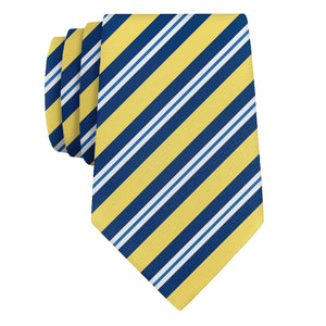 Bruce Stripe Necktie - Rolled - Knotty Tie Co.