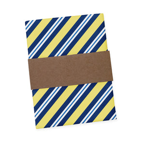 Bruce Stripe Pocket Square - Packaging - Knotty Tie Co.