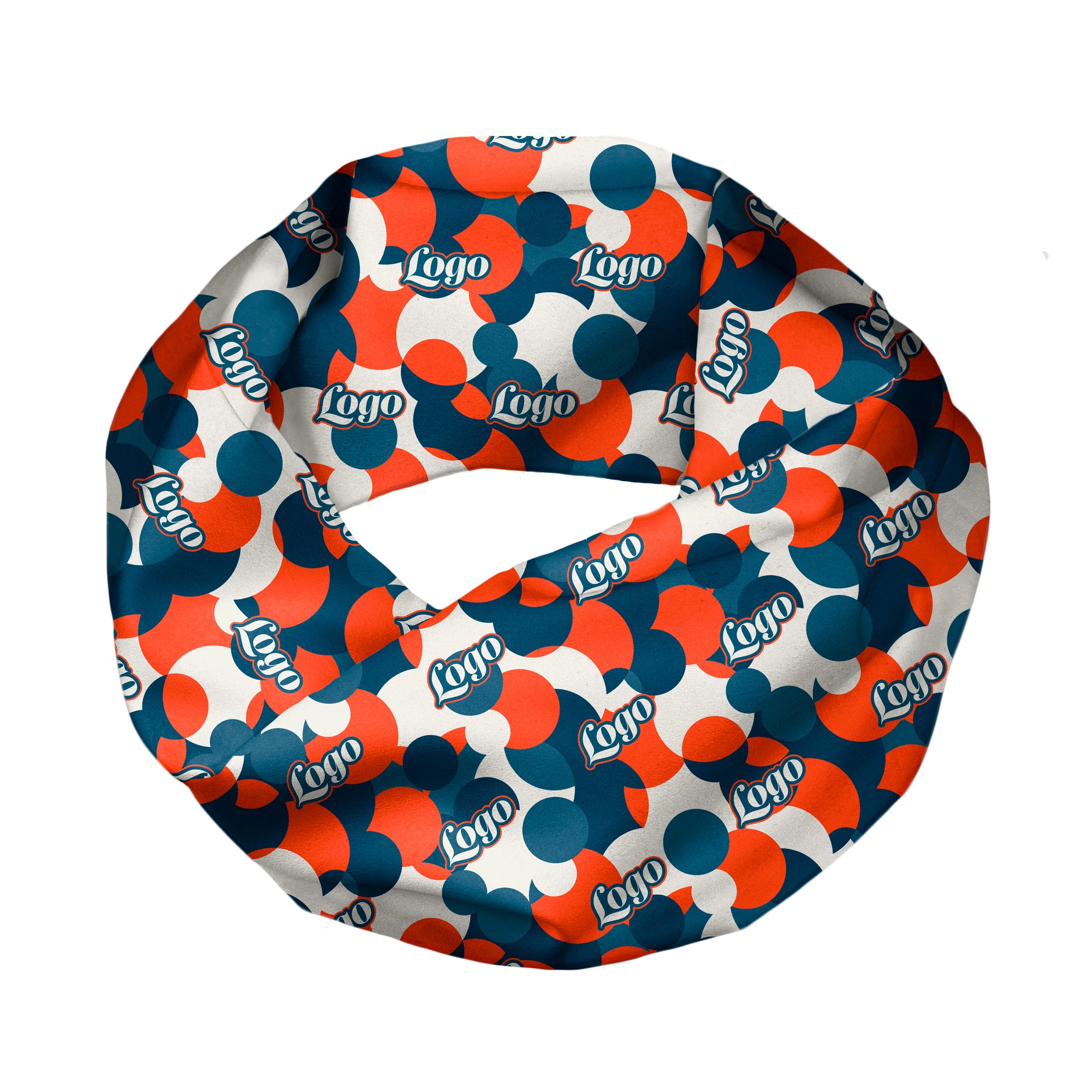 Bubble Dots 2 Infinity Logo Scarf - Knotty Tie Co.