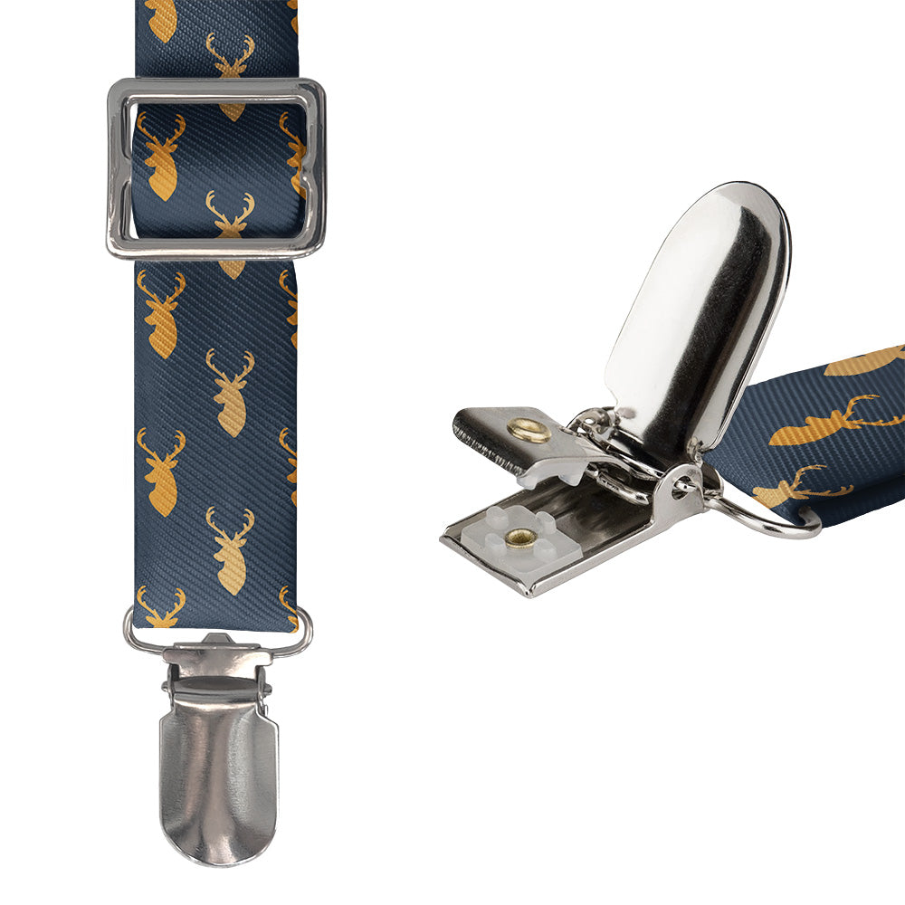 Buck Suspenders - Hardware and Strap - Knotty Tie Co.