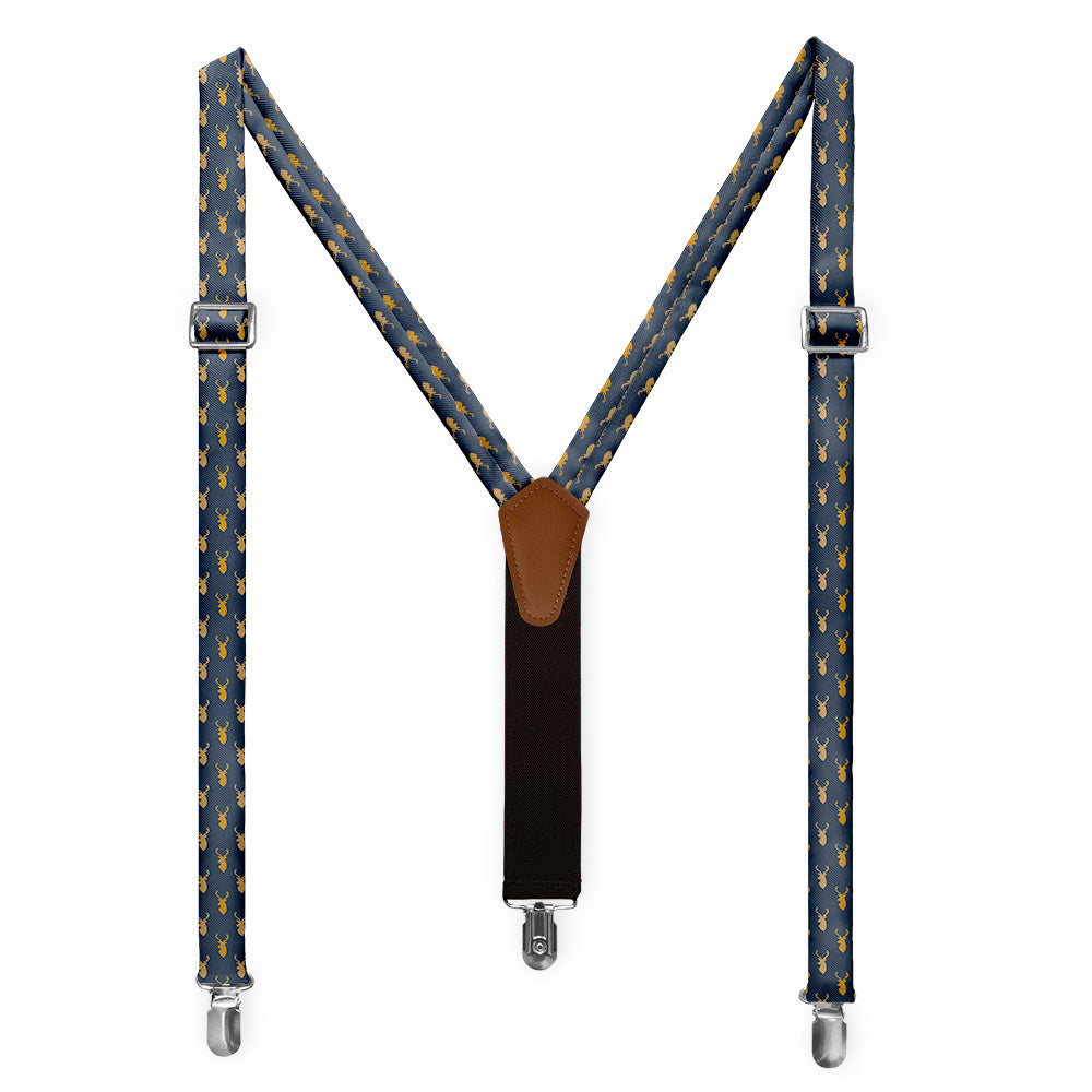 Buck Suspenders - Full Front View - Knotty Tie Co.