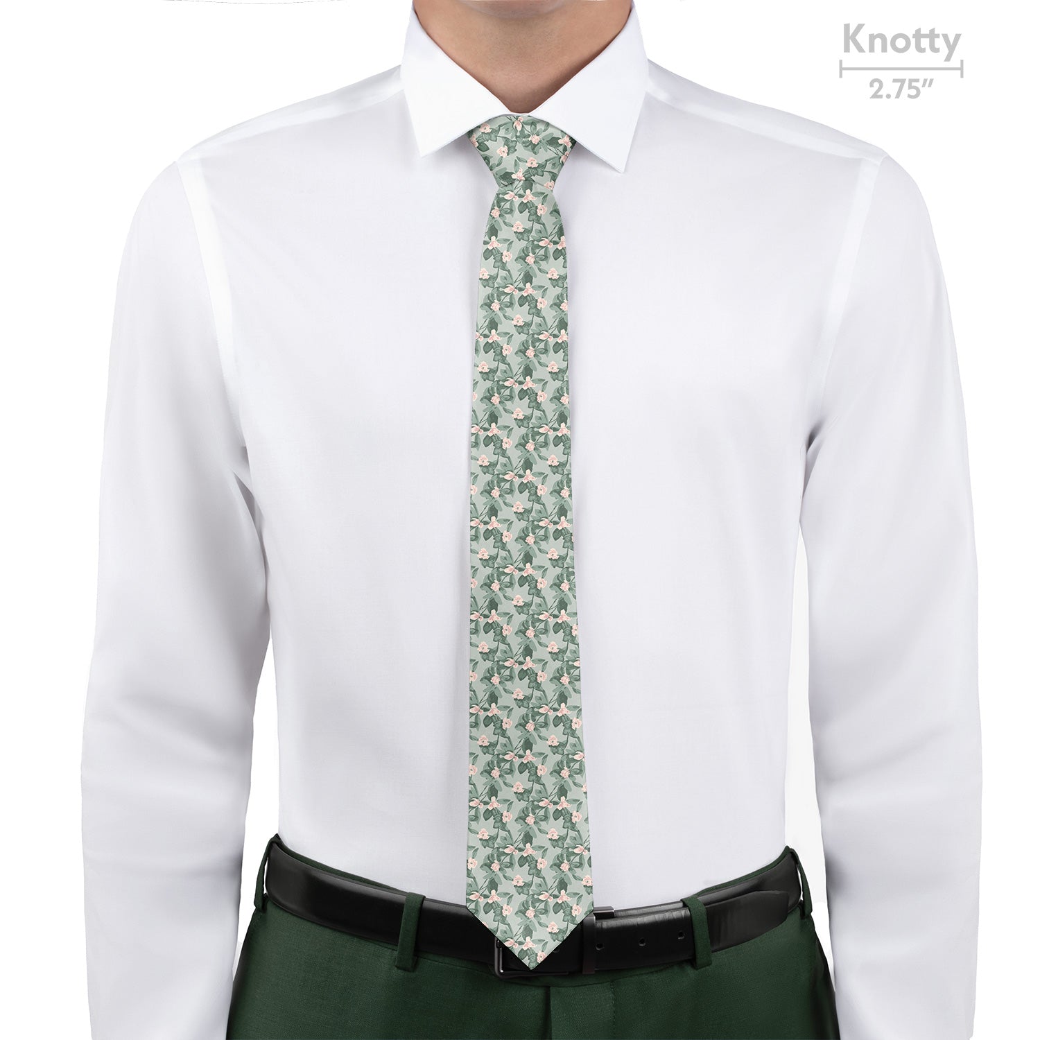 Budding Floral Necktie - Knotty - Knotty Tie Co.