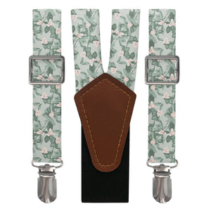 Budding Floral Suspenders - Main View - Knotty Tie Co.