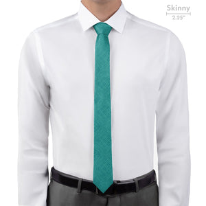 Burlap Crosshatch Necktie - Skinny - Knotty Tie Co.