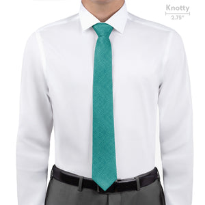 Burlap Crosshatch Necktie - Knotty - Knotty Tie Co.