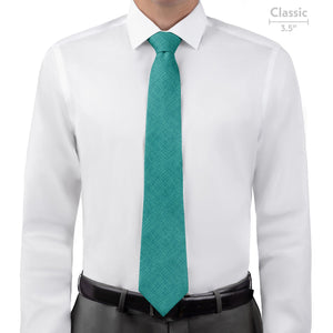 Burlap Crosshatch Necktie - Classic - Knotty Tie Co.