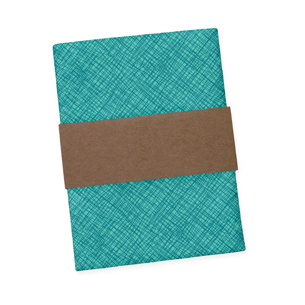 Burlap Crosshatch Pocket Square - Packaging - Knotty Tie Co.