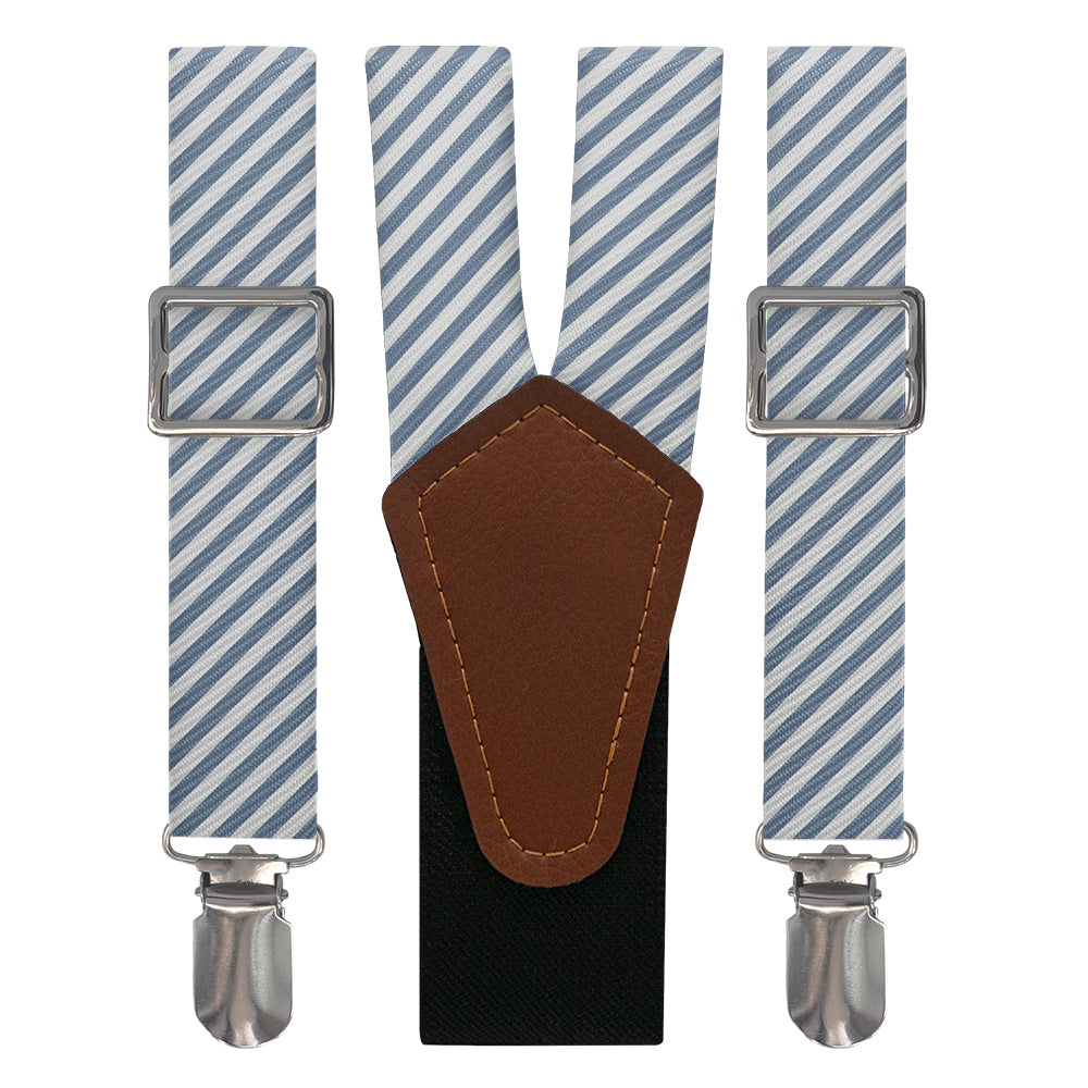 Butler Stripe Suspenders - Main View - Knotty Tie Co.