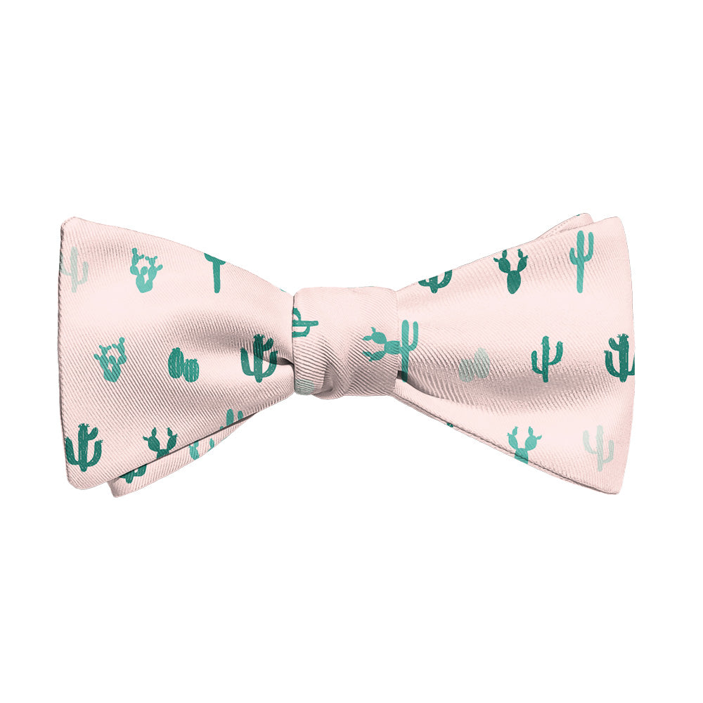 Cactus Herbage Bow Tie - Adult Extra-Long Self-Tie 18-21" - Knotty Tie Co.