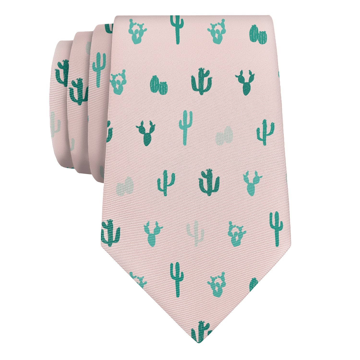 Cactus Herbage Necktie - Rolled - Knotty Tie Co.