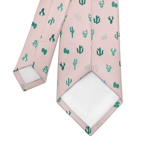 Cactus Herbage Necktie - Tipping - Knotty Tie Co.