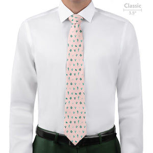 Cactus Herbage Necktie - Classic - Knotty Tie Co.