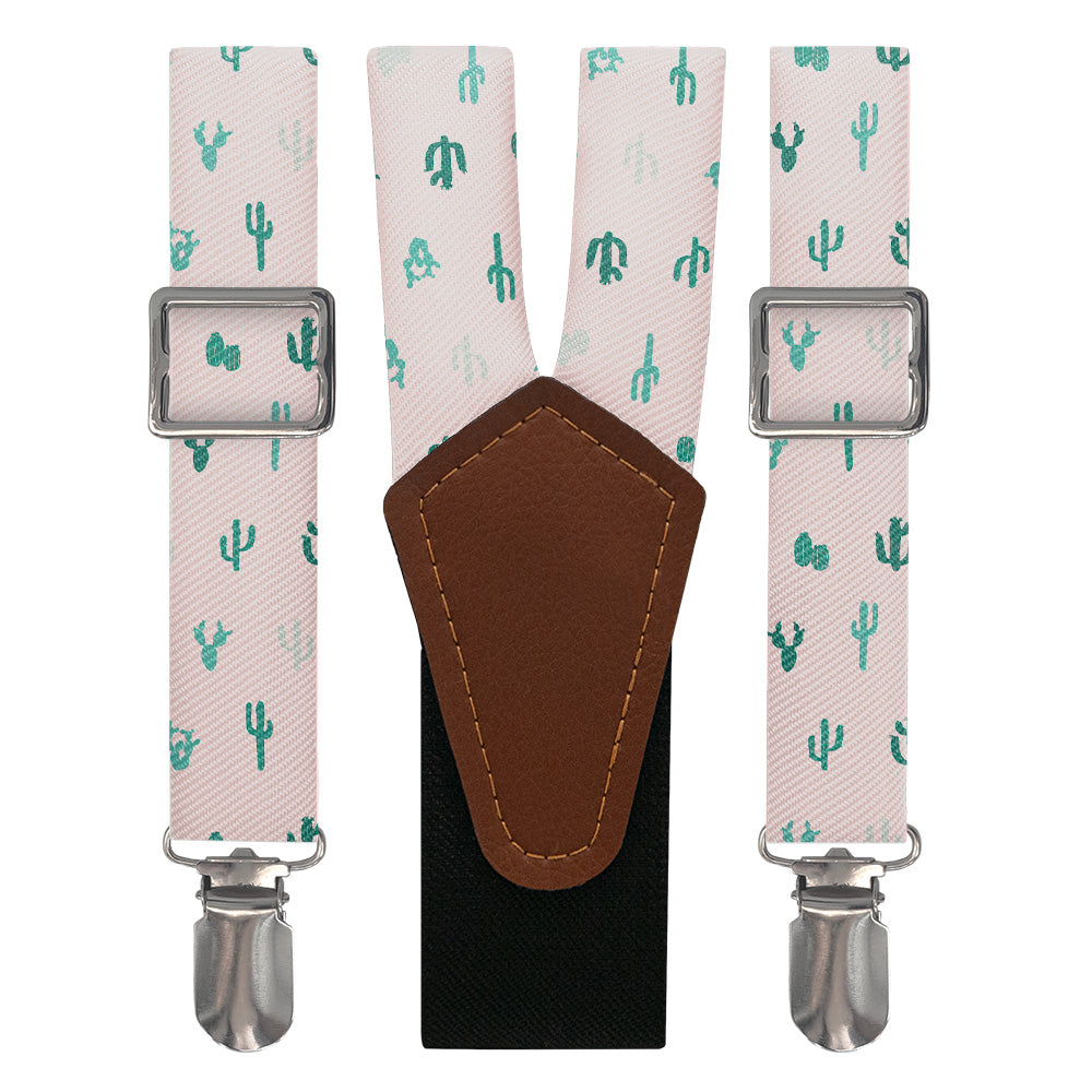 Cactus Herbage Suspenders - Main View - Knotty Tie Co.