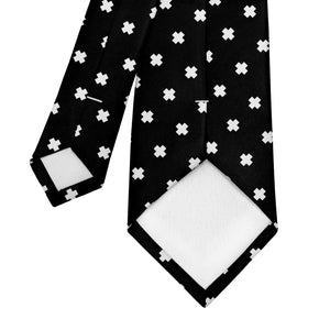 Calico Geometric Necktie - Tipping - Knotty Tie Co.