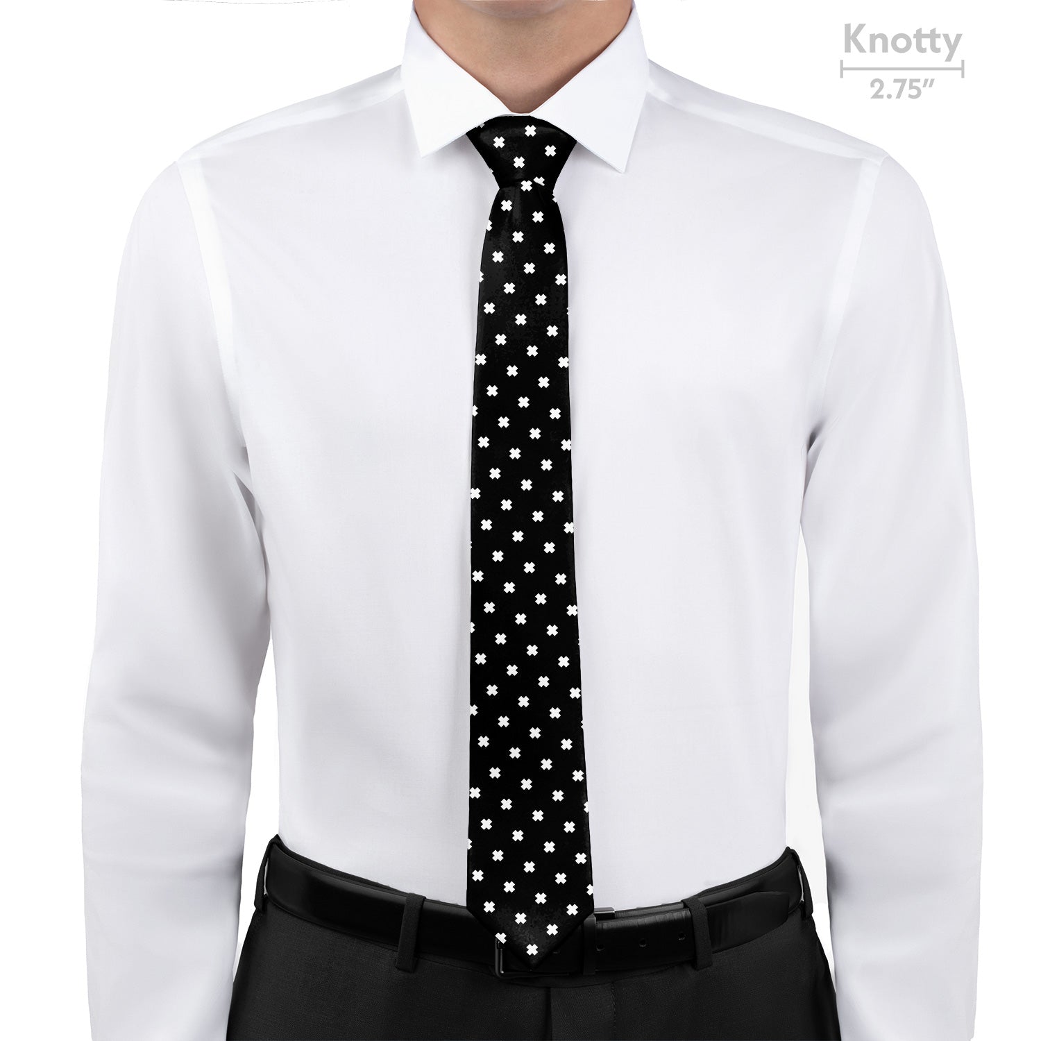 Calico Geometric Necktie - Knotty - Knotty Tie Co.