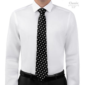 Calico Geometric Necktie - Classic - Knotty Tie Co.