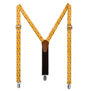 California State Outline Suspenders - Full Front View - Knotty Tie Co.