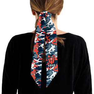 Camo 1 Hair Pony Tail Logo Scarf - Knotty Tie Co.