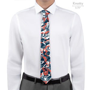 Custom Camo 1 Logo Tie - Knotty - Knotty Tie Co.