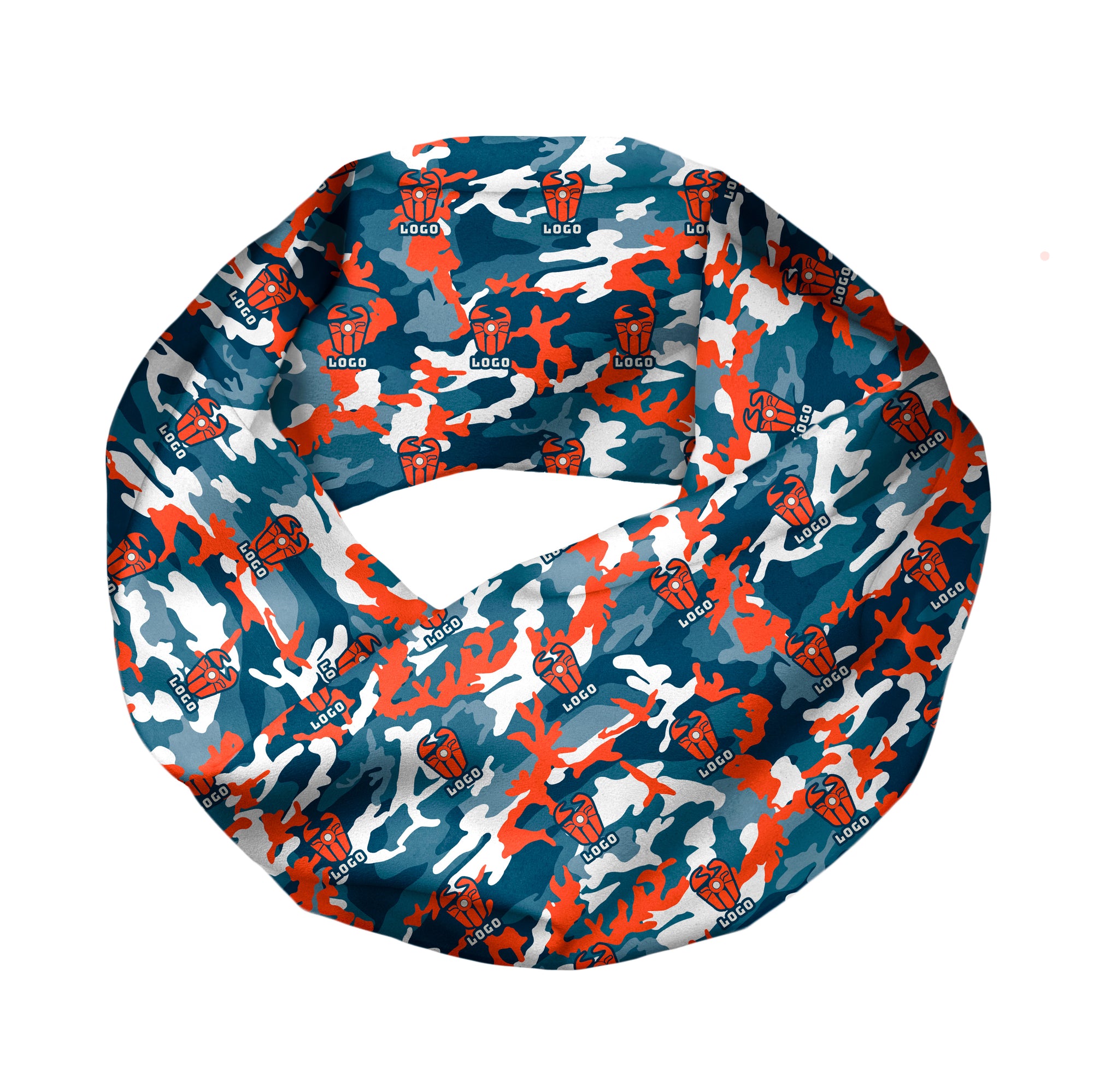 Camo 2 Infinity Logo Scarf - Knotty Tie Co.