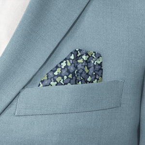 Camo Floral Pocket Square - Wave Fold - Knotty Tie Co.