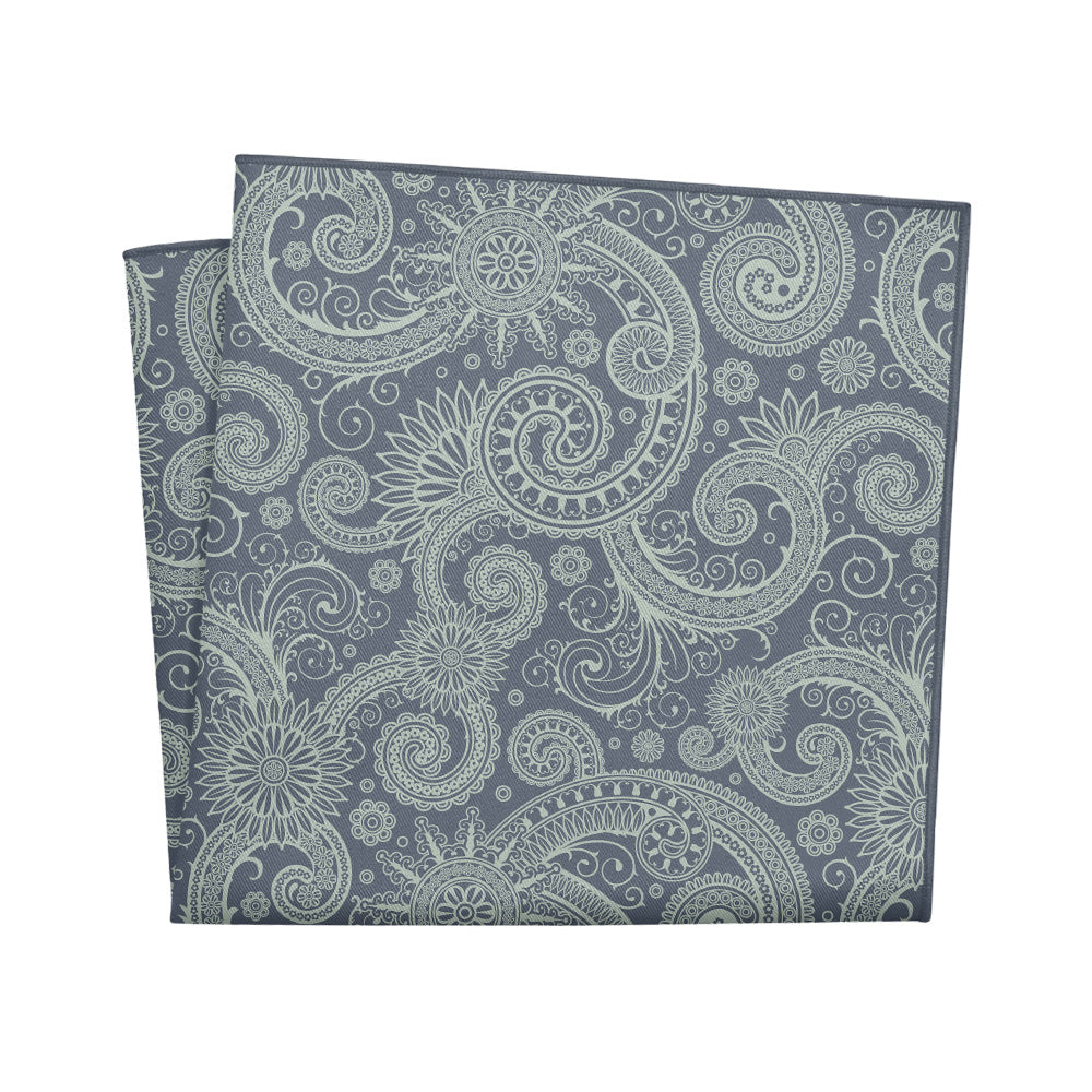 Carleton Paisley Pocket Square - 12" Square - Knotty Tie Co.