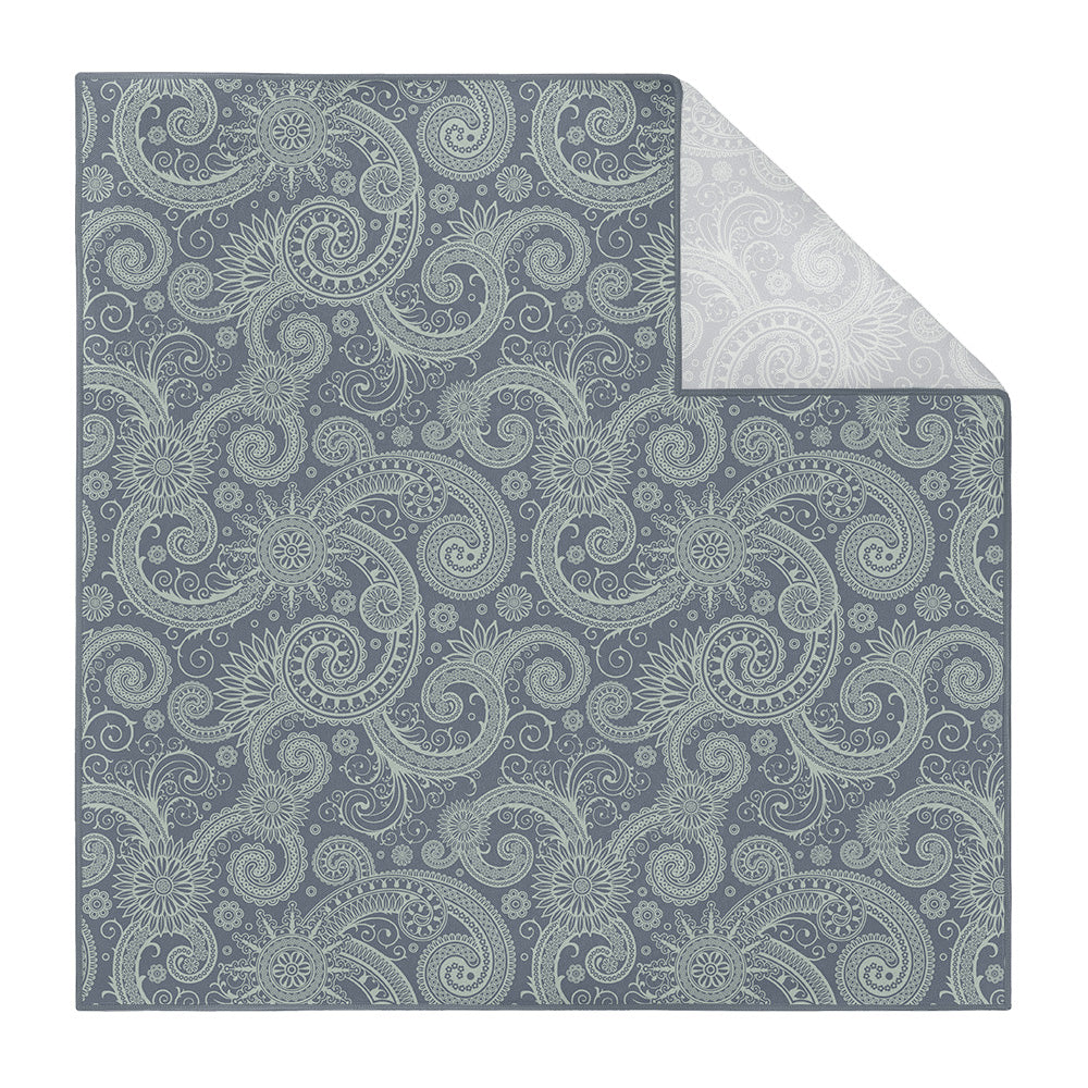 Carleton Paisley Pocket Square - Printed - Knotty Tie Co.