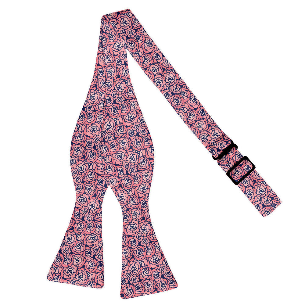 Carnation Mosaic Bow Tie - Adult Standard Self-Tie 14-18" - Knotty Tie Co.