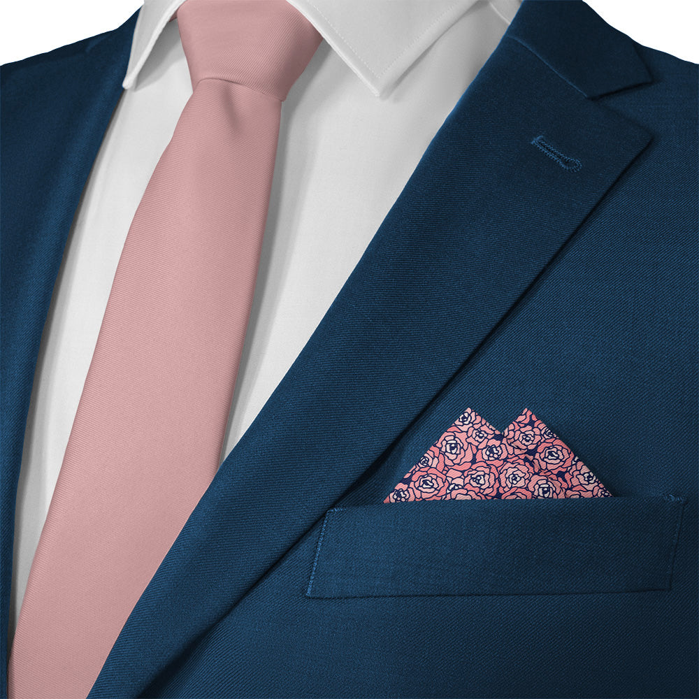 Carnation Mosaic Pocket Square - 12" Square - Knotty Tie Co.