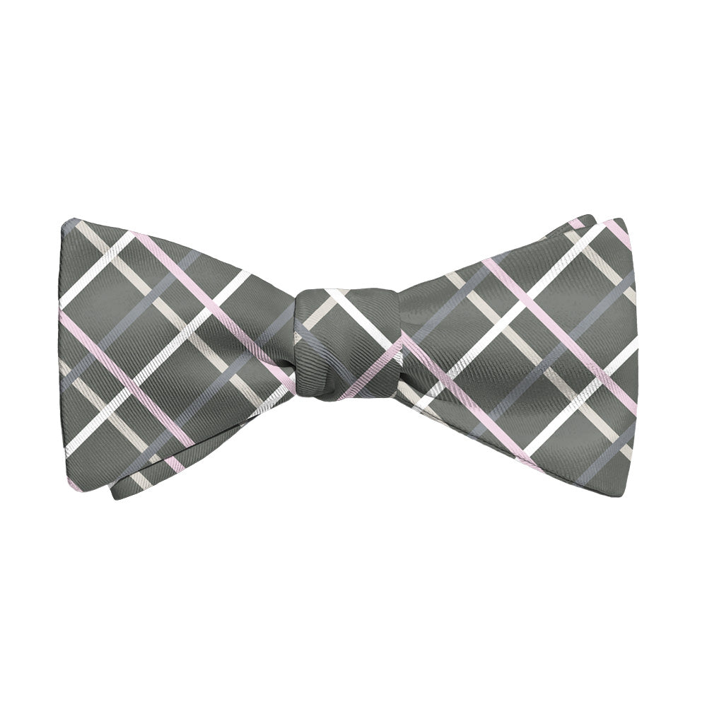 Caroline Plaid Bow Tie - Adult Extra-Long Self-Tie 18-21" - Knotty Tie Co.