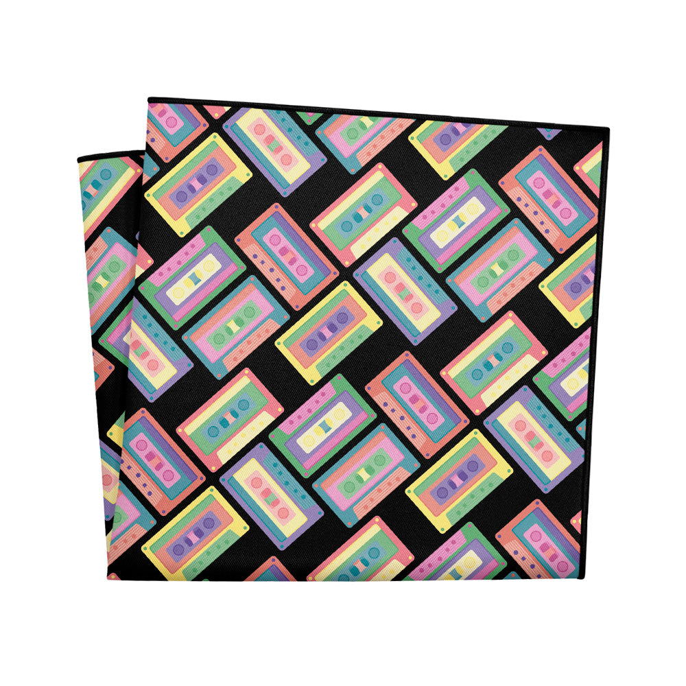 Cassette Pocket Square - 12" Square - Knotty Tie Co.