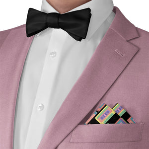 Cassette Pocket Square - Matching Bow Tie - Knotty Tie Co.